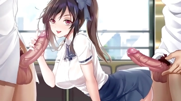 Double Creampie In Threesome ▢ Exclusive Uncensored