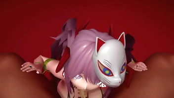 with masked girl to SEX 2