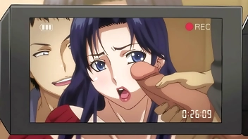 Esposa en grupo sexual siendo grabada