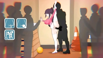 Cute college lady having sex with men in 7 days girlfriend new hentai gameplay