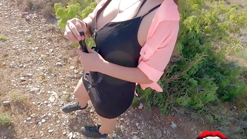 Let's stop walking and fuck here and now! outdoor sex / Miriam Prado