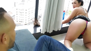 Employee teasing her boss while his wife went to work