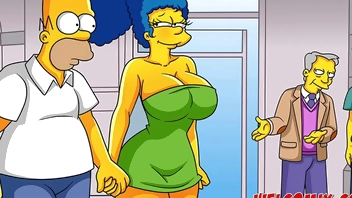 The hottest MILF in town! The Simptoons, Simpsons hentai
