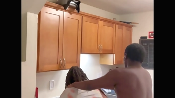 SHE DIDN'T COOK ME DINNER SO I MADE HER BEND OVER