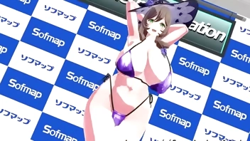 MMD (Lisa)Phut hon (Genshin)