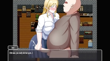 Hot blonde and her friend end up in a village full of virgin men - Delinquent Anri - Part 1