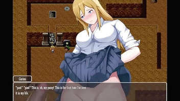 Loira faz um boquete em um cara depois que eles saem de uma masmorra - Delinquent Anri - Parte 2