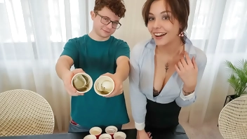 Nerdy Guy Loses His Gorgeous Czech Girlfriend In a Party Game