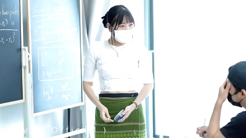 Beautiful Teacher loves banging her Ass Behind