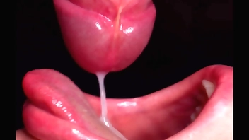 Close up : Awesome SUCKING Mouth - ASMR Blowjob