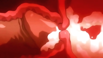 My partner cums inside my pussy, it's too much, it comes out of my pussy - Hentai Uncensored