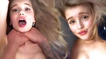 Broke Hairstylist Takes Desperate Measures - Milka Way HARD FUCKED ON THE TABLE