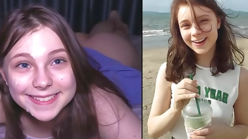 SHE DID NOT EXPECT THIS - Cute College Teen Gets Fucked On The First Date