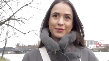 GERMAN SCOUT - Big Butt Saggy Tits Tattoo Girl LydiaMaus96 at Rough Casting Fuck