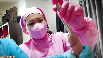 Femdom Sounding in Bondage by DominaFire