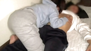 A lovey-dovey couple starts to get horny when they talk about how they started dating on their anniversary.