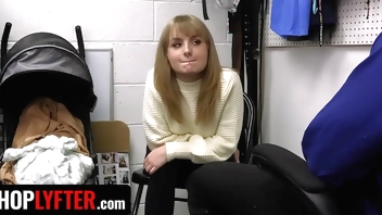 Evie Gets Busted With Her Baby Stroller For Shoplifting And Is Taken For Questioning