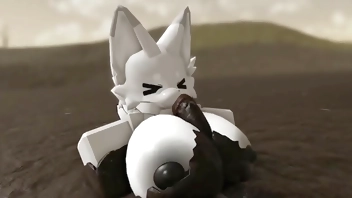 Roblox furry gets fucked in quicksand and then fucking dies 1