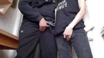 We masturbate while dressed before studying so that our parents don't catch us - Girls fly orgasm