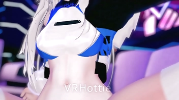 POV Neo Wet Blowjob To Fuck Public Lap Dance VRChat ERP