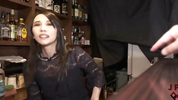 Negotiations for Porn appearance with beautiful bar owner!