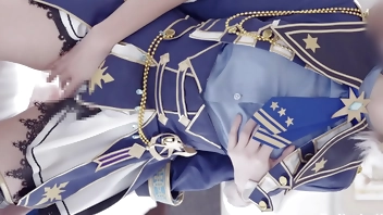 Idol Game Cosplaying stage costume creampie compilation hentai video