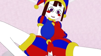 [УДИВИТЕЛЬНЫЙ ЦИФРОВОЙ ЦИРК] Помни решила от скуки устроить себе приключение для своей киски и пригласила Джекса! ~ (короткое)