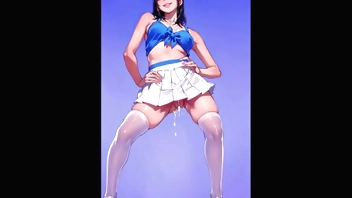 AI dance with ahegao compilation strip by darkermaker123