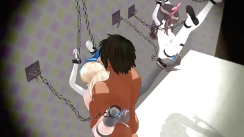 Mirai Akari Tokino Sora Brain Fluid Explosion Girl mmd