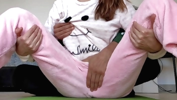 stepbrother teasing small tits whore stepsister 18yo and make her horny orgasm