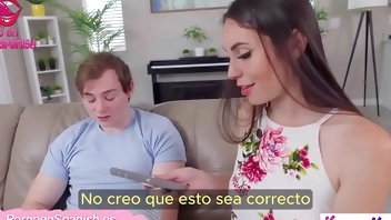 I need to see if your cock is bigger than your dad's - Spanish subtitles