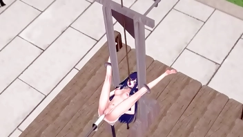 星野爱在大庭广众之下高潮