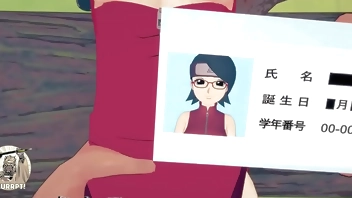 Slutty Kunoichi Sarada Uchiha Loves Getting Her Holes Filled!