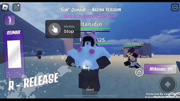 Roblox girl lost sword fight!