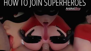How to join superheroes - super MILF sex