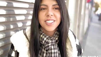 PutaLocura - Sexy Brazilian Karoll Ferraz fucks Torbe and swallows his cum while caught.