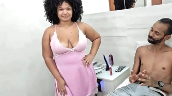 First time in porn for the delicious Barbie Marrley, enjoying a lot with cock in her pussy and swallowing milk