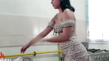 REAL SEX WITH THE NEIGHBOR'S YOUNG GIRL WITH A BIG ASS WHEN HER HUSBAND IS WORKING