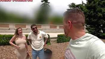 Hot Spanish PREGNANT MOM With Big Tits Gets Picked Up in Public