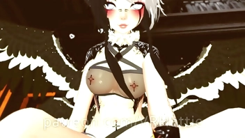 POV Warming Up In Cabin Fuck Angel Lap Dance VRChat ERP