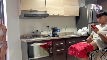 My shy stepsister catches me masturbating all over the house and wants me to fuck her really hard until she cums. I cum on top of her. H.L.