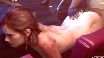 Ellie is hitching a ride at night