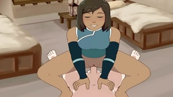 Four Elements Trainer Book 4 Love Part 41 - Korra Rides you