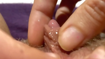 huge clit jerking orgasm extreme closeup