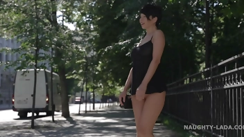 My extremely short transparent dress