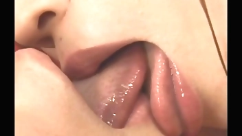 DEFINITIVE Asian Lesbian Kissing Closeup Compilation