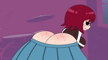 Kim Pine and Scott Pilgrim do anal