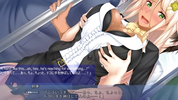 Akumeru Family - Asaka Route Part 9 - Masturbating voyeur on a train