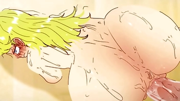 Laughing with her awfully small tits and fucking !Hentai Lola Loud. The Loud House Porn 2d ( cartoon anime)