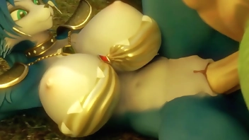 Furry safada dando para um dinossauro